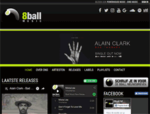 Tablet Screenshot of 8ballmusic.nl